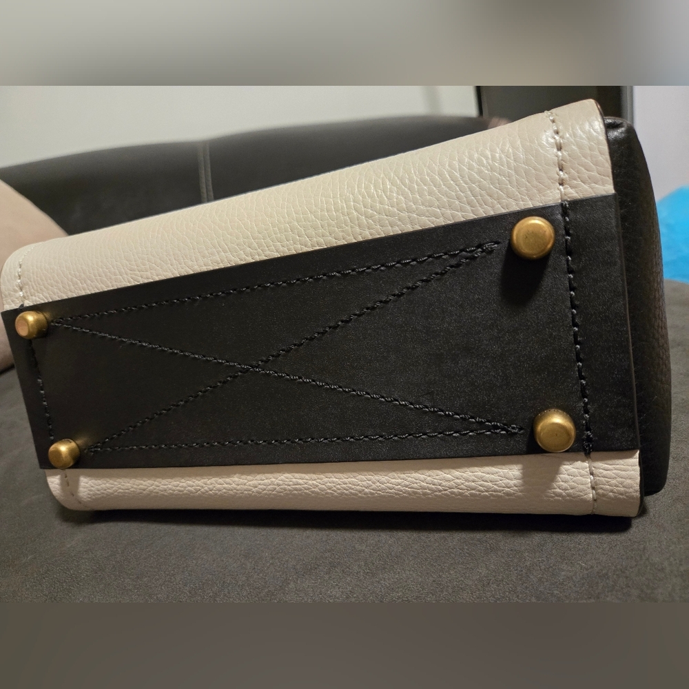 Coach Troupe Tote In Colorblock. - Picture 5 of 6